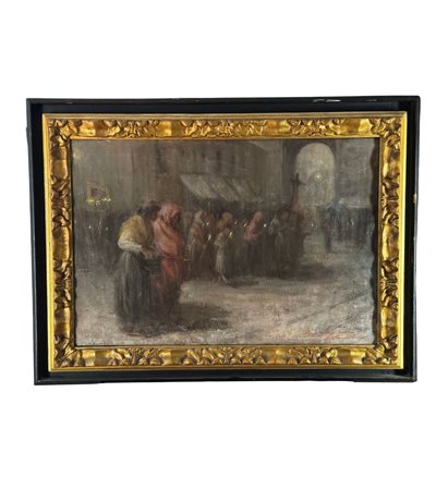 Paolo Emilio Passaro - Dipinto olio su tela, periodo 1912, scuola Italiana,...