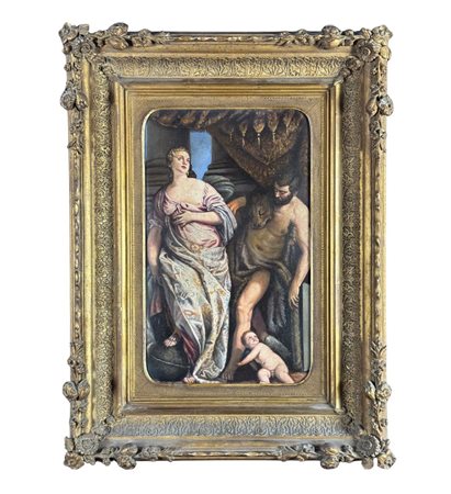 ANONIMO - Dipinto olio su tavola, periodo XIX/XX secolo, scuola Italiana...