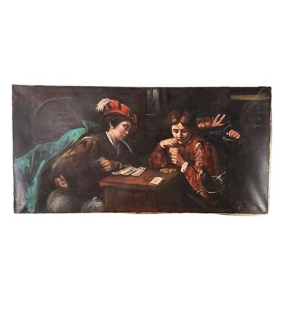 Carlo Roberto La Volpe - Dipinto olio su tela, periodo XX secolo, scuola...