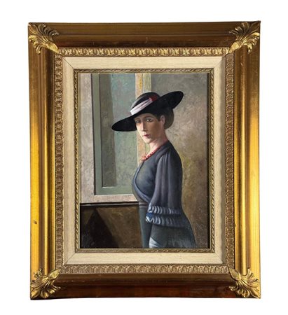 ANONIMO - Dipinto olio su cartoncino telato, periodo XX secolo, scuola...