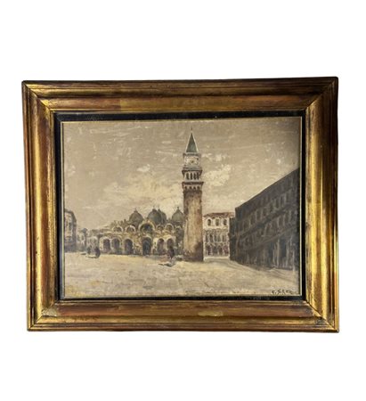 UNIDENTIFIED SIGNATURE - Dipinto olio su pannello, periodo XIX/XX secolo,...