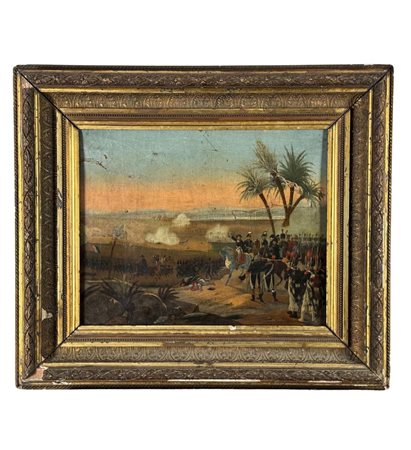 SCUOLA FRANCESE - Dipinto olio su tela, periodo XIX secolo, scuola Francese...