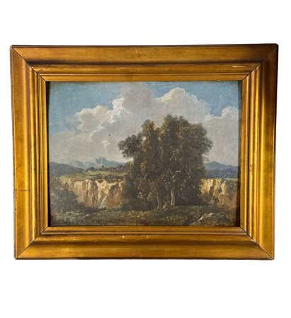 ANONIMO - Dipinto olio su tavola, periodo XIX secolo, scuola Italiana...