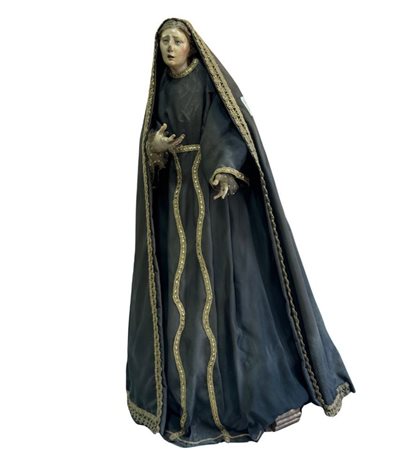 SCUOLA ITALIANA - Scultura in legno, periodo XIX secolo, raffigurante...