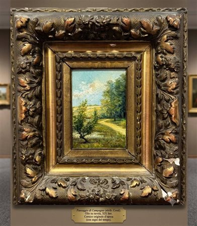 Coral - Dipinto olio su tavoletta, periodo XIX secolo, scuola Italiana...