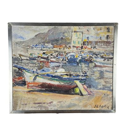 Edmondo Di Napoli - Dipinto olio su tela, periodo XX secolo, scuola Italiana...