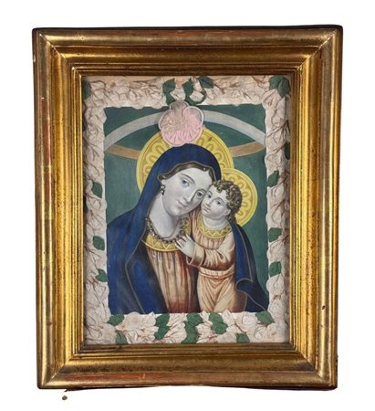 ANONIMO - Stampa decorativa in cornice, periodo XIX secolo, scuola Italiana...