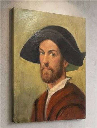 ANONIMO - Dipinto olio su tavola, periodo XX secolo, scuola Italiana...