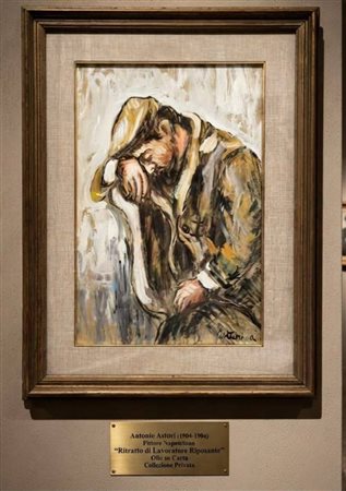 ANTONIO ASTURI - Dipinto olio su tavola, periodo XX secolo, scuola Italiana...