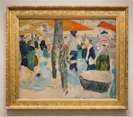 SCUOLA FRANCESE - Dipinto olio su tela, maniera impressionista periodo XX...