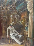 Antonio Martucci - Dipinto olio su tavola, periodo XX secolo, scuola Italiana...