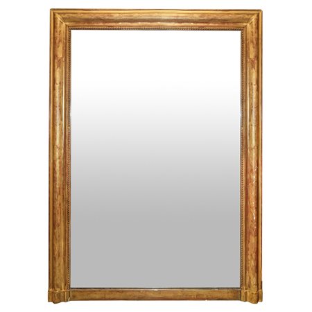 Specchiera in legno dorata