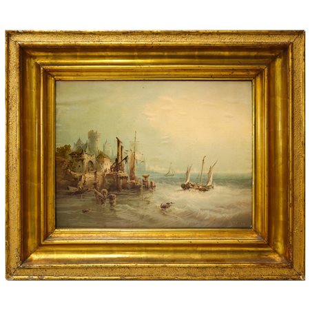 Franz  Krause - Marina, 19° secolo