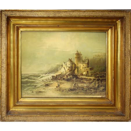 Franz  Krause - Marina, 19° secolo