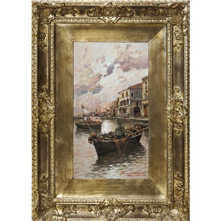 Riccardo  Colucci (Napoli  1937)  - Porticciolo