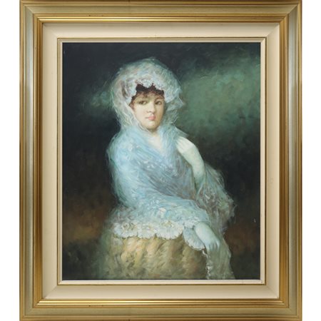 Ritratto di dama - La sposa bella, 20° secolo