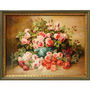 Jean Capeinick (copia da) (Belgio 1838 - 1890)  - Composizione di rose