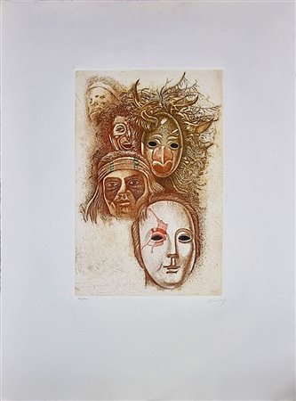 MULAS FRANCO Roma 1938 - 2023 "La maschera"