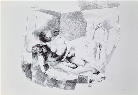 ATTARDI UGO Sori 1923 - Roma 2006 "Libido"