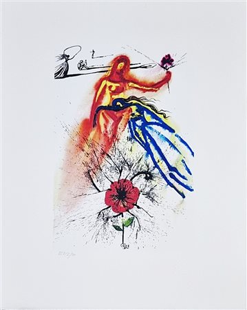 DALI' SALVADOR Spagna 1904 - 1989 "Senza titolo"