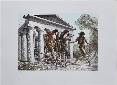 MORELLI VINCENZO Bagnacavallo 1896 - Bogliaco 1976 "Senza titolo"