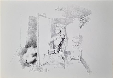 ATTARDI UGO Sori 1923 - Roma 2006 "La pelle di Tarzan"