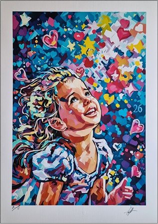 DE LEO RAFFAELE Taranto 1970 "Bimba e sogni"
