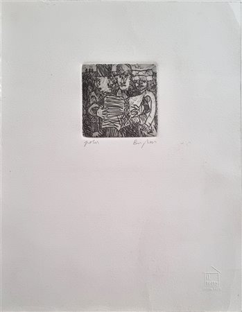 BORGHESE FRANZ Roma 1941 - 2005 "Senza titolo"