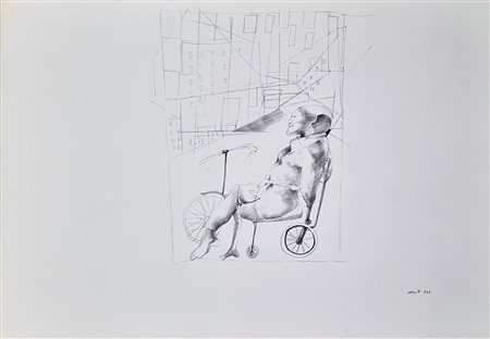 ATTARDI UGO Sori 1923 - Roma 2006 "Mi vedranno che sorrido"