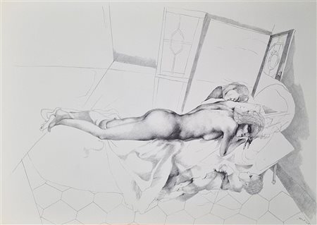 ATTARDI UGO Sori 1923 - Roma 2006 "Quel che dice la madre al figlio"