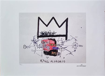 BASQUIAT JEAN-MICHEL New York 1960 - 1988 "Senza titolo"