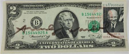 Andy Warhol “Two dollars” 1976