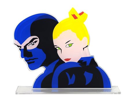 Marco Lodola “Complicity” 2024