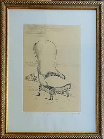 Giorgio De Chirico “L’idolo” 1972