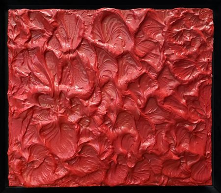 Bernard Aubertin “Monocromo rosso” 1963