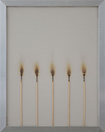AUBERTIN BERNARD  Dessin de feu, 1974
