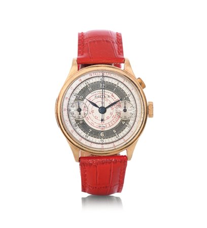 DRIVA Modello: Cronografo monopulsanteAnni: 30Cassa: in oro giallo 18 kt con...