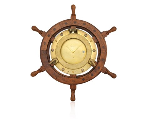 JAEGER LE COULTREModello: wall clockAnni: 50Cassa: a timone in legno e...