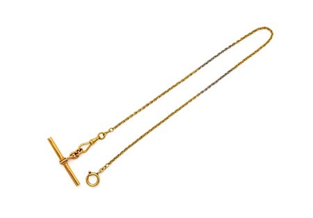  
Catena da orologio in oro 
 Lunghezza cm 35