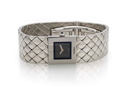  
Chanel Matrasse orologio da polso in acciaio 1993
 Veste polso cm 20