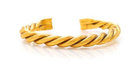  
Bracciale artigianale in oro ad alto titolo 
 Veste polso cm 16