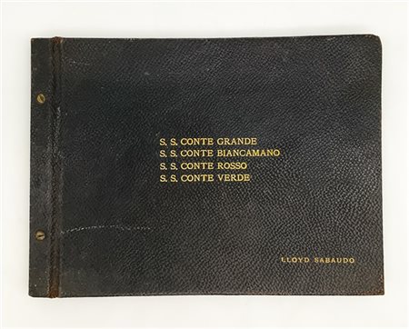 Album fotografico (pre-maiden voyage) interni navi Conte Biancamano e Conte Ros
