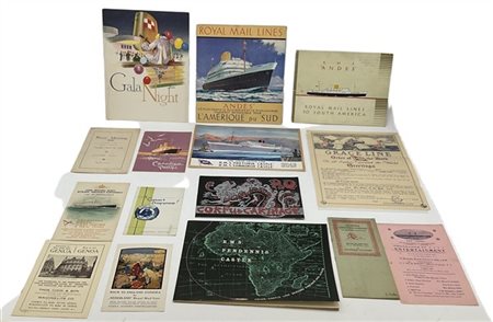 Lotto formato da:
N°1 brochure (pre-maiden voyage) nave Pendennis Castle, Union