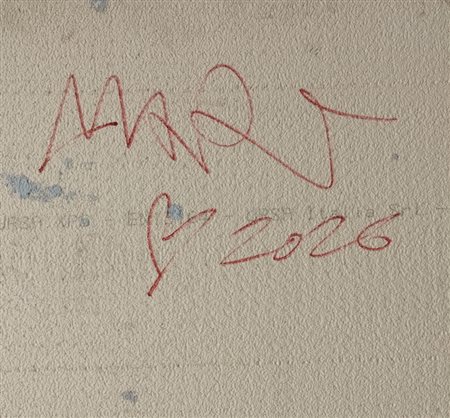 MART SIGNED Livorno (Li) 1988 It wasn' t me 2026 Acrilico su polistirolo e...