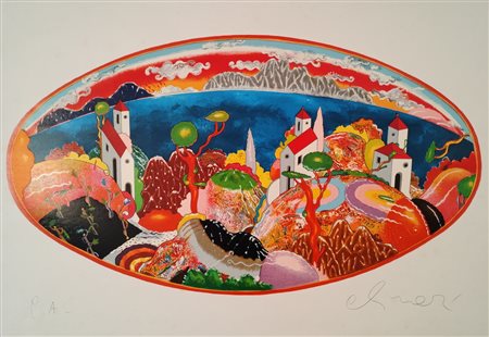 ALINARI LUCA Firenze (Fi) 1943 Senza Titolo Serigrafia su carta es PA...