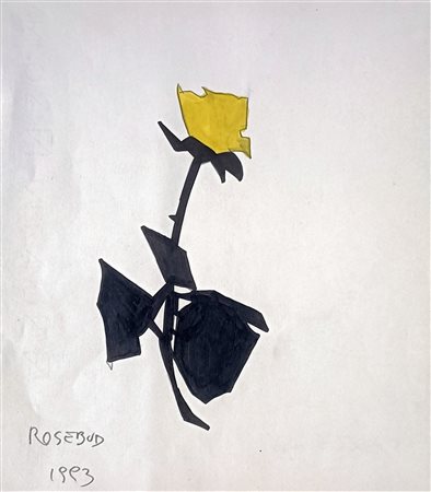 LODOLA MARCO Pavia (Pv) 1955 Rosebud 1993 Pennarelli su carta 27,00x24,00...