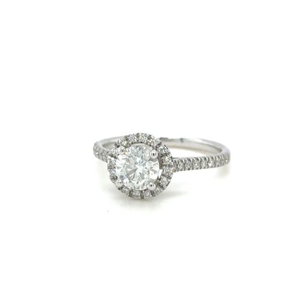 ANELLO IN ORO BIANCO 14K DA 2,58 G CON DIAMANTI,