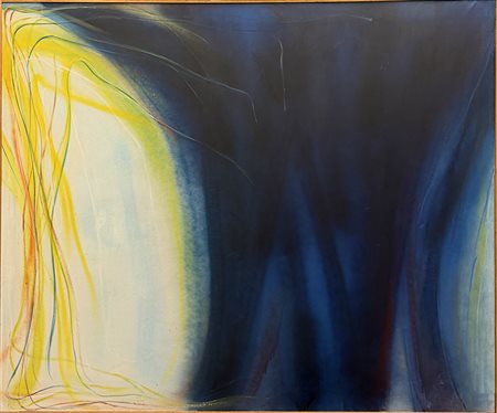 CLAUDIO OLIVIERI, “Campo blu”, 1970
