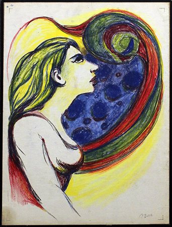 POMPEO BORRA, "Donna", anni 70 circa