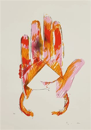 MARIO SCHIFANO, "Mano"